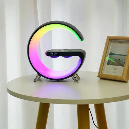 Litlamp™ 4-In-1 Alarm Clock, Mood Light, Speaker & Wireless Charger