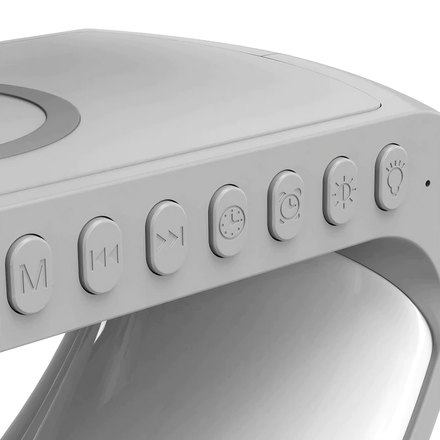 Litlamp™ 4-In-1 Alarm Clock, Mood Light, Speaker & Wireless Charger