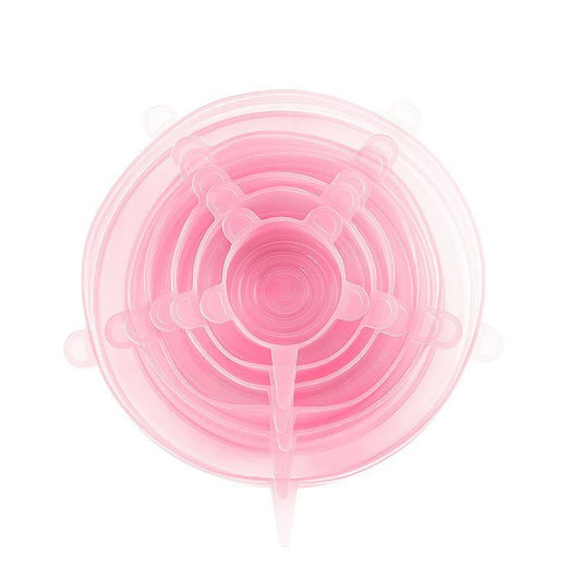 Silicone Stretch Lids, 6-Pack Various Sizes Cover for Bowl, European-Grade Silicone Kitchen Accessories